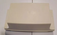 Tupperware Butter Keeper Dish #1512 Almond Double 2 Stick w/ Almond Lid Vtg