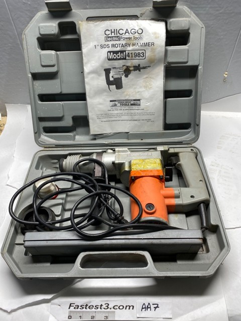 Chicago 1 Inch Rotary Hammer Drill in 
