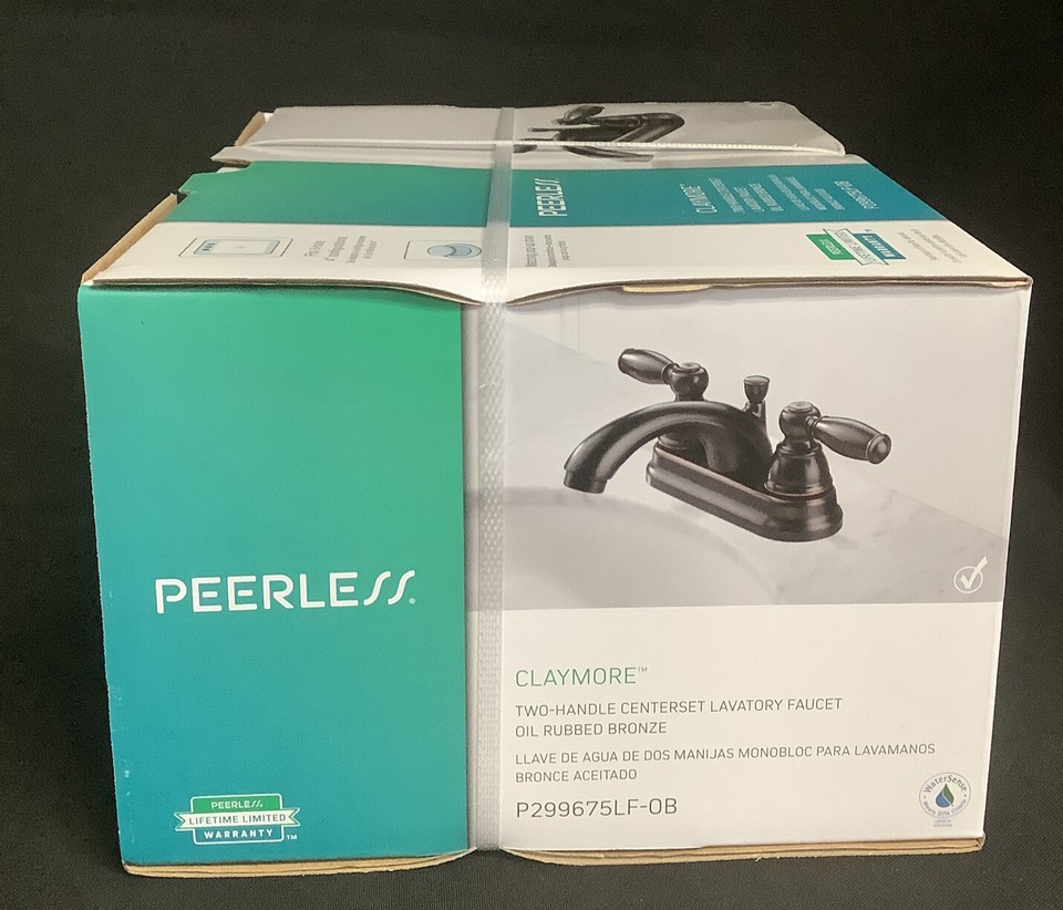 Delta Faucet Badarmatur Claymore – Ölgeriebene Bronze Mit Zugstangenablauf