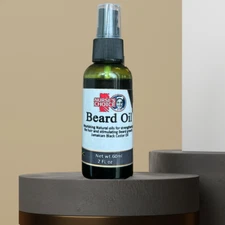 Beard Oil, Infused Black Castor Oil for Beard Growth,  100% Natural.