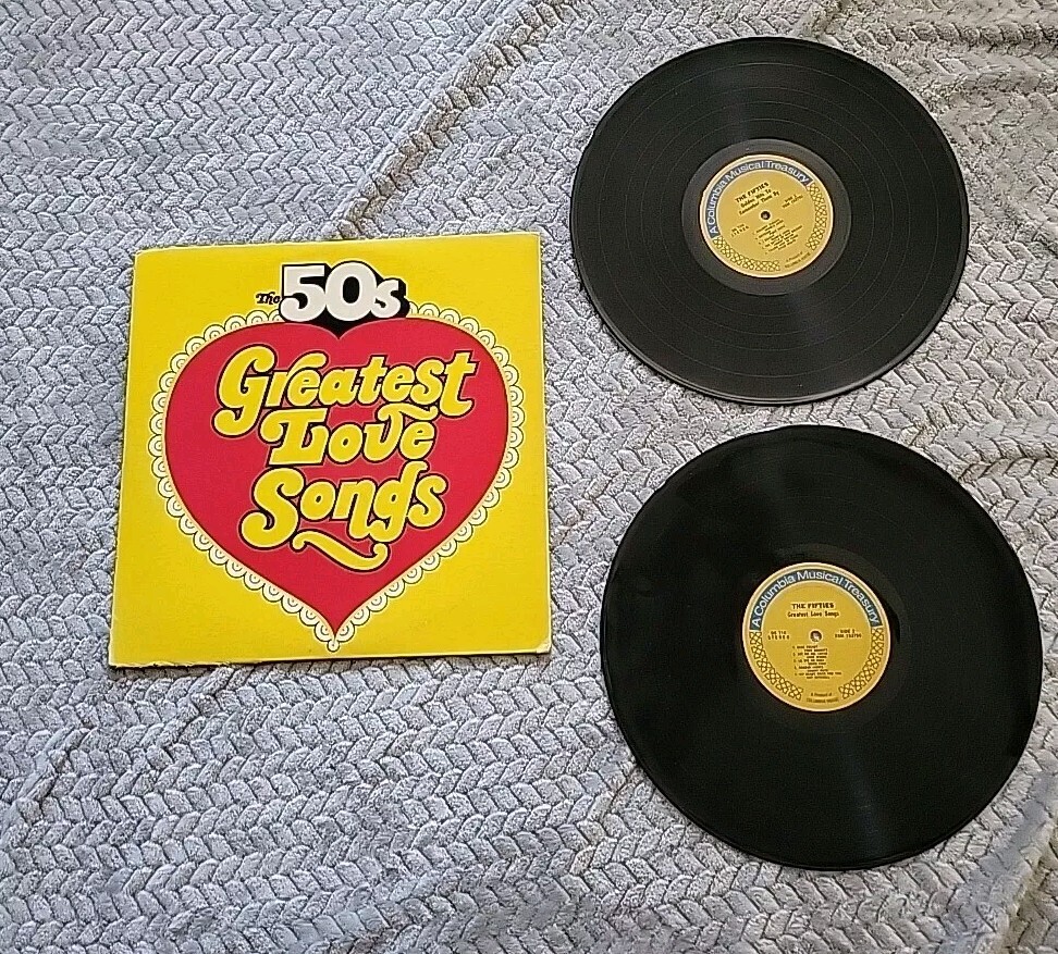 The 50s Greatest Love Songs & Golden Hits 2 Records Set 12