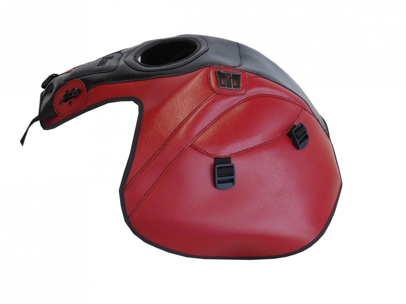 Tapis protège-réservoir pour Suzuki V-Strom 1000 dès 2014, cuir noir TPR6193