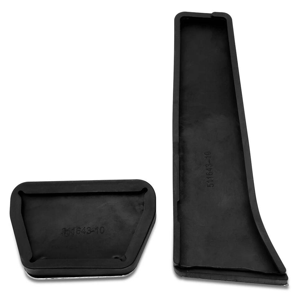 Cubierta de pedal de freno de gas antideslizante para automóvil decoración para BMW F30 2012-2019 plateada 2 piezas Foto 3 de 4