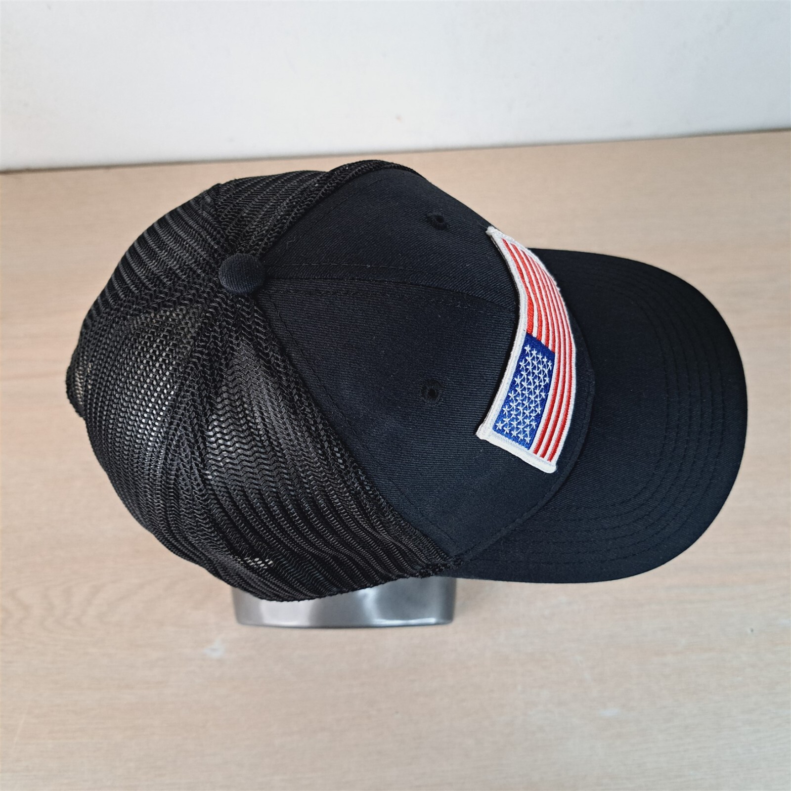 USA FLAG PATCH ADJUSTABLE SNAPBACK TRUCKER/MESH H… - image 10