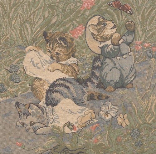 Tom Kitten Beatrix Potter Belgian Throw Cushion Cover Home Decor Pillow 14x14 in - Picture 8 of 9