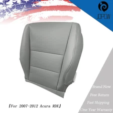 For Acura RDX 2007-2011 2012  Driver Bottom Perforated Leather Seat Cover Gray