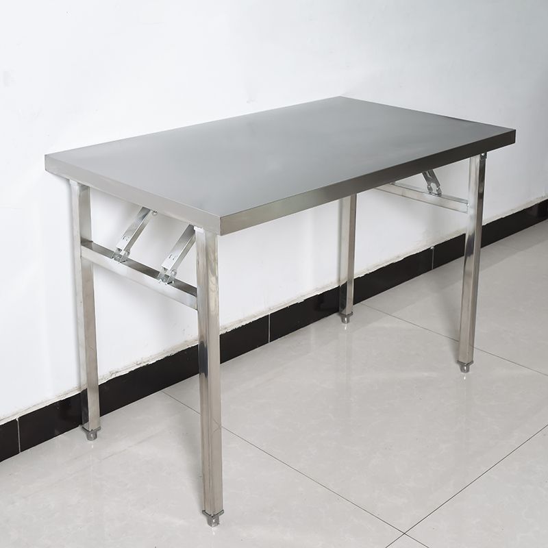 120*60 CM Edelstahl Klappbar Arbeitstisch Edelstahltisch Küchentisch Gastronomie