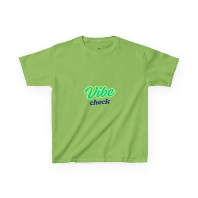 Vibe Check Kids Tee, Fun Youth Shirt, Perfect for Summer, Birthday Gift, Casual