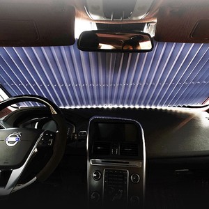 Auto Retractable Windshield Sun Shade Visor Folding Car Block Cover Front Window Ebay