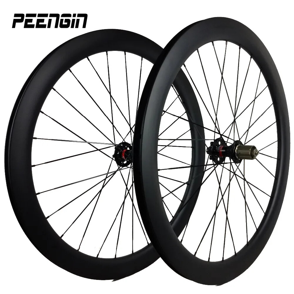 Lightweights 650C Disc Brake Wheelset Carbon Bike Wheels Clincher/Tubular Tires