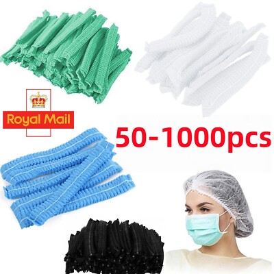 50 Bonnets Jetables Noirs Non Tissés – Anti-poussière, Pour Salon De Bronzage, Cuisine, Labo – Hygiène Assurée !