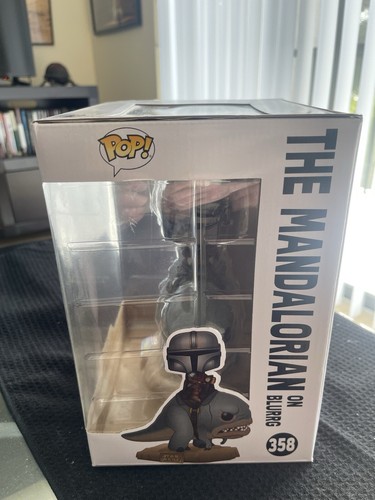 Funko Pop! Deluxe: Star Wars - The Mandalorian en Blurrg #358 - Imagen 4 de 6