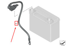 C�ble de batterie n�gatif BMW i3 I01 6832697 61216832697 NOUVEAU ORIGINE