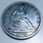 1868-S Seated Liberty Half Dollar Beautiful High Grade Coin Rare Date