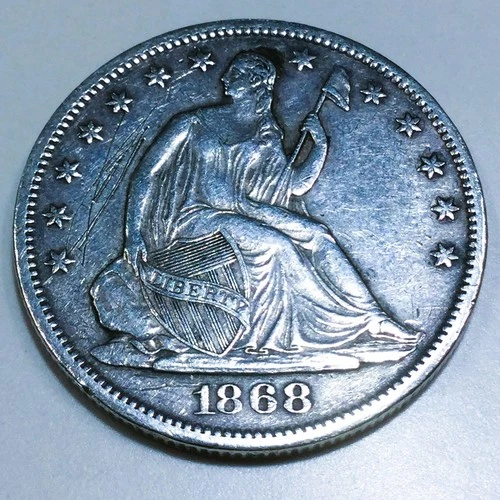 1868-S Seated Liberty Half Dollar — photo from another recent sale