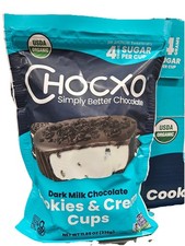 Chocxo Simply Better Chocolate Cookies  Cream Cups 11.85 Ounce GLUTEN FREE