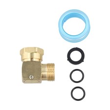 Premium Solid Brass Garden Hose Swivel Elbow Connector for Efficient Watering