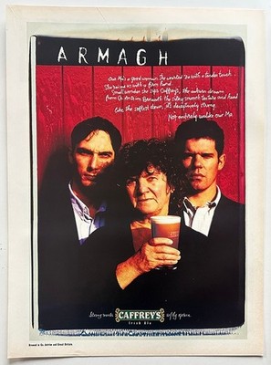 CAFFREY'S - ARMAGH 1995 Full page UK magazine ad print advert