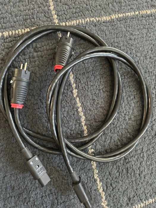2x Cable de alimentación Belden 19364 2m Hi-End Austria Plug + Schurter IEC Audiophile Foto 2 de 4