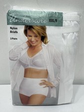 Underscore Nylon Briefs Panties Size 9 xxl Pack of 3 Granny Panties Vintage New