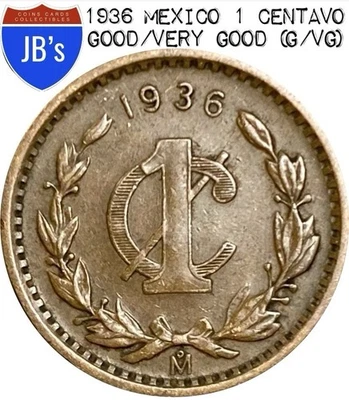 1 Centavo 1936 Year Mexican Coins (1905-Now) for sale | eBay