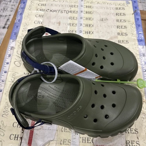 New Crocs Offroad Sport Clog Adjustable Heel Strap, Rugged Lug Sole Sz M12