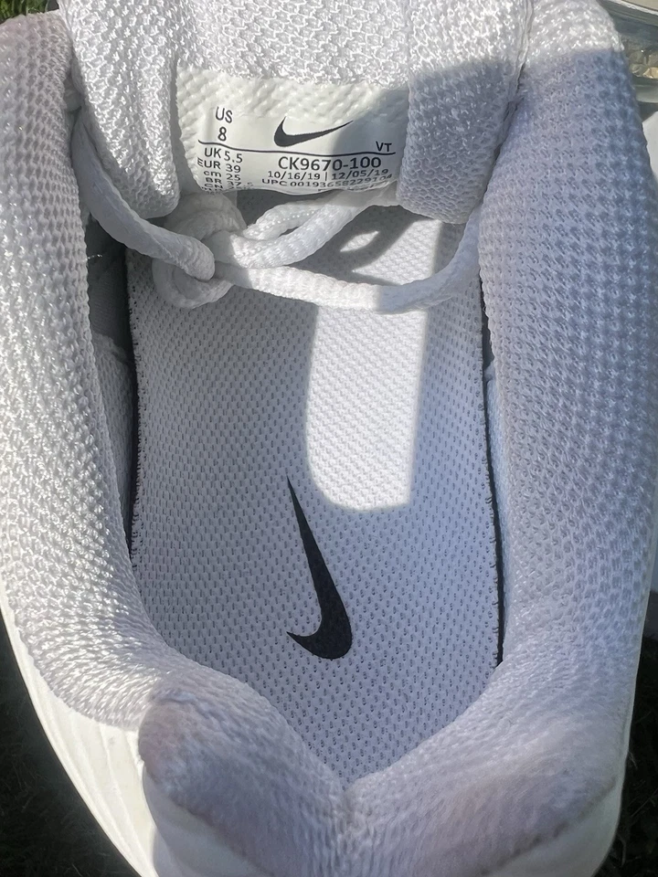 NIKE VAPORMAX 360 Triple White Womens Size UK 5.5 / EUR CK9671-100 - Image 4 of 4