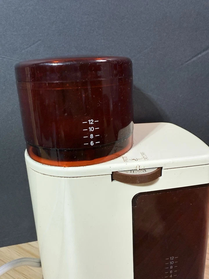 复古 Waring 电动咖啡研磨机 日本制造 工作 红色 完整 — 第 3/4 张图片