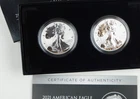 2021 $1 American Silver Eagle Reverse Proof Designer Edition 2 Coin Set C4123