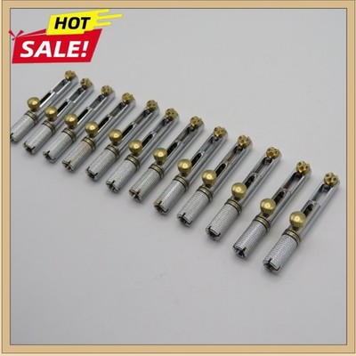 1Set Silver High Quality( 6/7/8 Strings) Stainless Steel Headless Guitar Bridge 