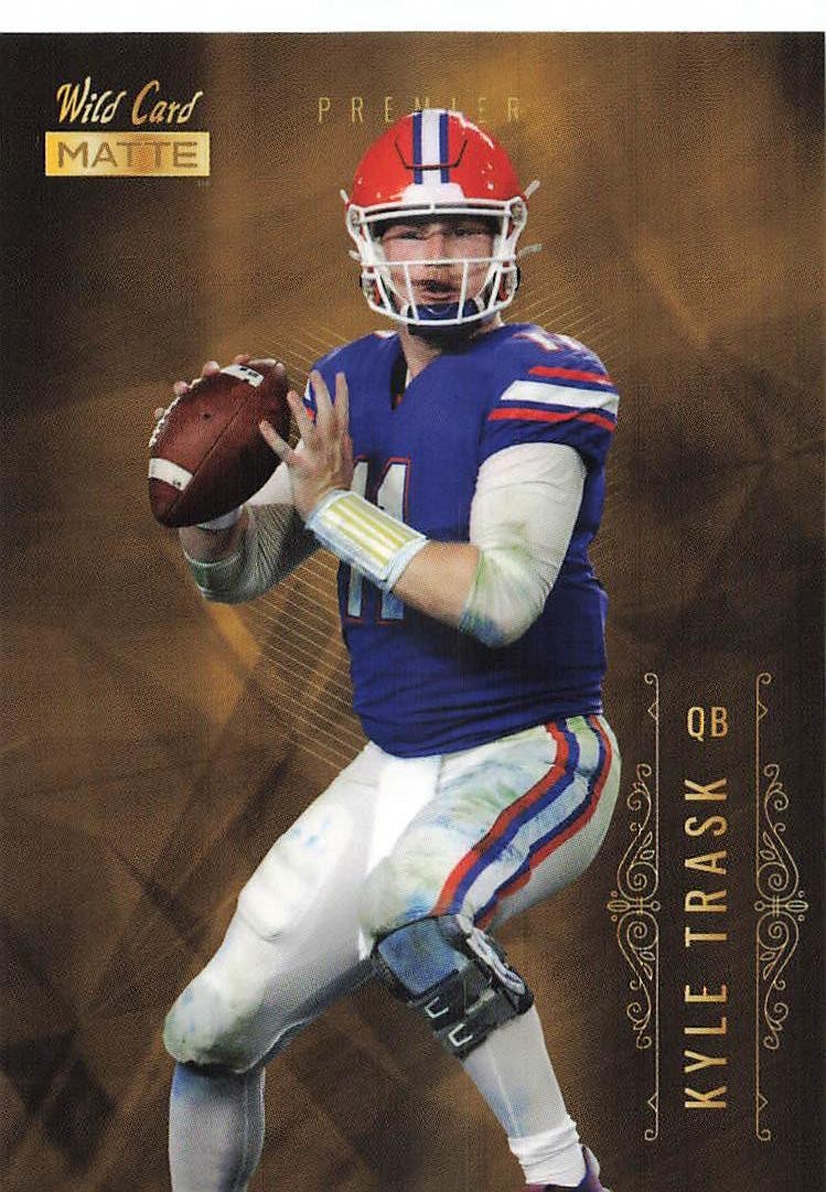 2021 Wild Card MATTE - Kyle Trask #MBC-4 Gold (RC)