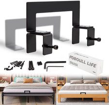 3 Pack Adjustable Mattress Slide Stoppers Anti Slip Bed Frame Retainer Bars