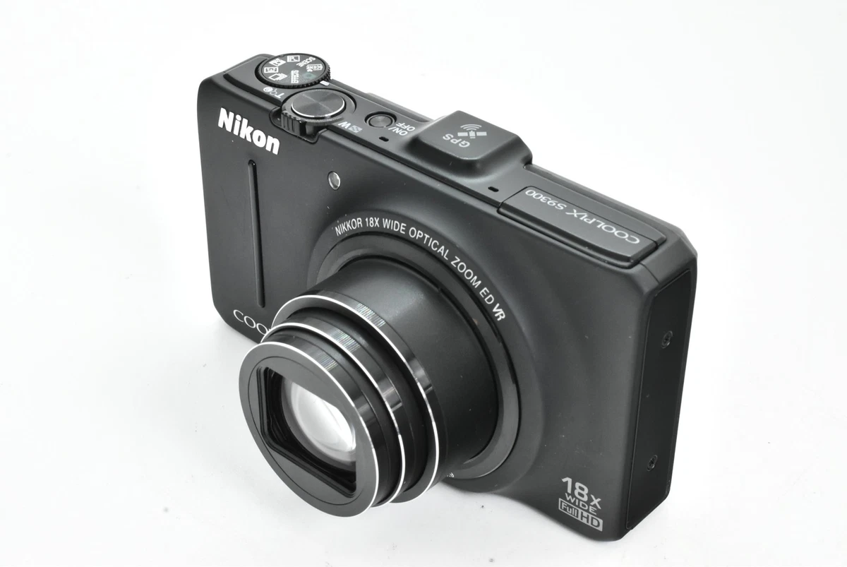 Nikon COOLPIX S9300 16.0MP 18xOptical Zoom Digital Camera Black