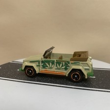 Caja de cerillas #67/100 1974 Volkswagen VW tipo 181 Thing Safari verde/marrón claro casi nuevo