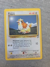 Pokémon Pidgey TCG Base Set 2 Card 86/130 Mint Condition