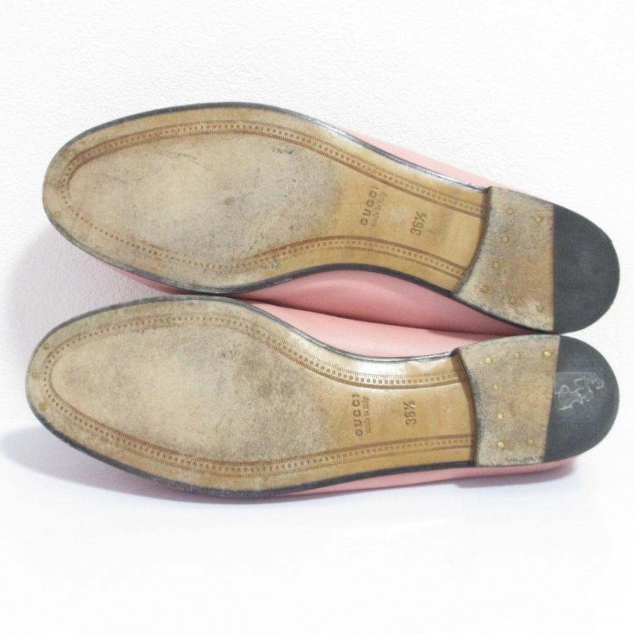 GUCCI Horsebit Leather Loafers Dress Shoes Size:36.5/JP:23.5 Pink 141108K Authen thumbnail 6