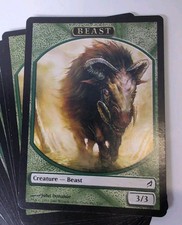 MTG Token Beast (17) Lorwyn English Magic The Gathering X 17