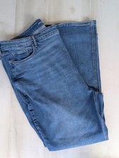Old Navy Higher High Rise Flare Secret Smooth Pockets Denim Jeans Sz 26 Blue NWT