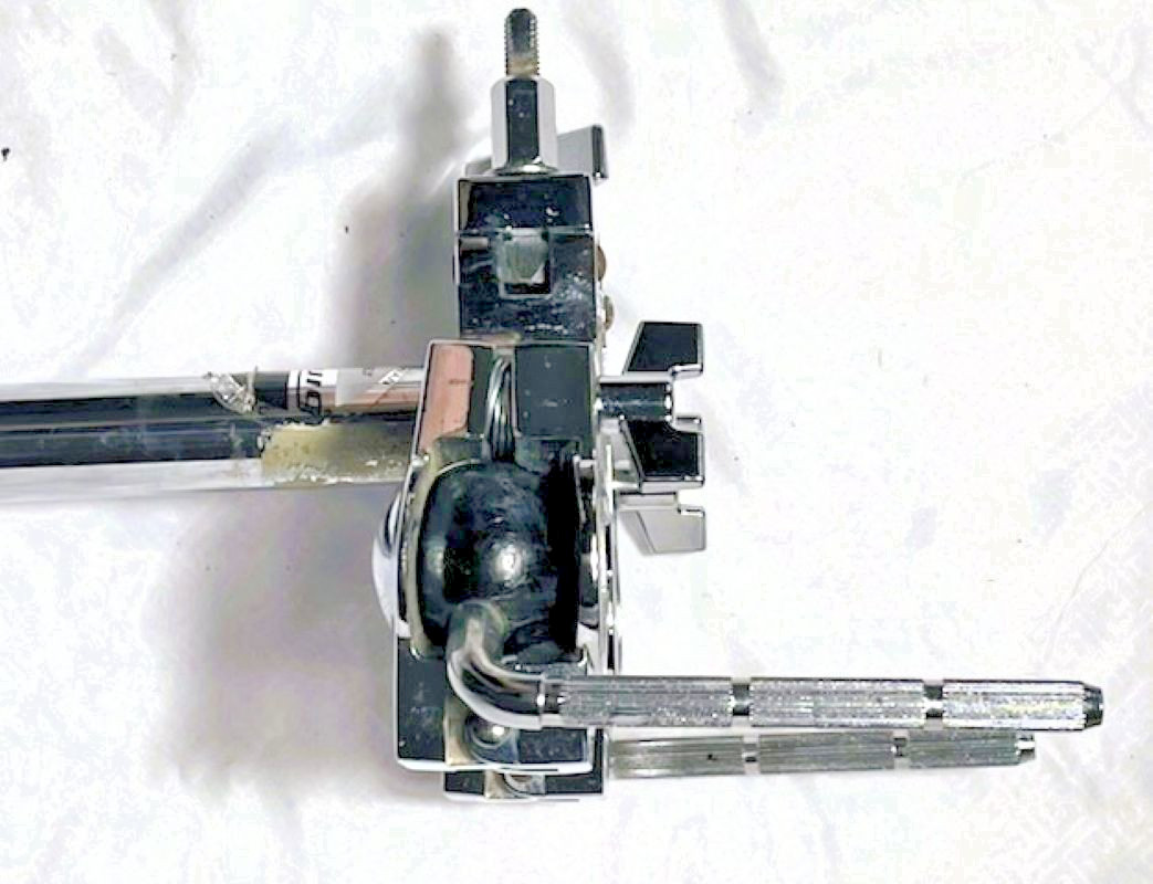 Ludwig LR-2980-MT Rocker 80s/90s Double Tom Holder Black/White Label - LRDTH-202