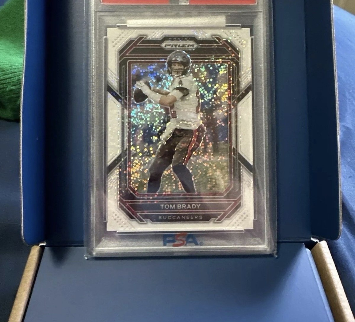 2022 PRIZM TOM BRADY “GOAT” #273 WHITE SPARKLE PSA 10 SSP