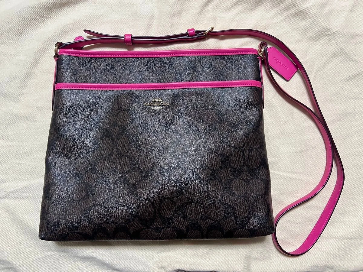 Coach ピンク ショルダーバッグ バッグ & ハンドバッグ 女性用 | eBay