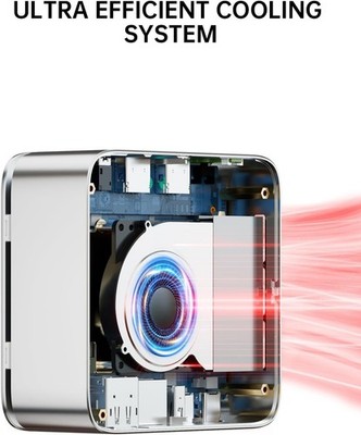 GMKtec Mini PC Ryzen 5 3500U Up to 3.7GHz 16GB RAM 256GB SSD