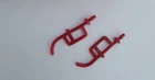 1986 Terror Drome GI Joe Cobra Vehicle Hoses + Nozzles