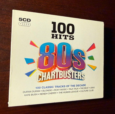 100 Hits - 80's Chartbusters -Classic Tracks of the Decade - 5 CD Set VG