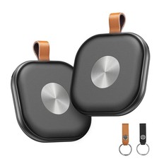 2 Pack Air Tracker, Key Finder, Works with Apple Find My iOS, Tag, Sound, Loop