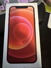 Box Only Apple iPhone 12 255GB Red Box Only  Pristine
