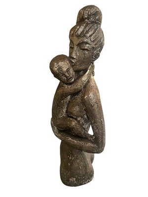Leonardo Art Works MOTHER & CHILD, SCULPTURE Large Statue,  19 