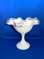 Fenton Art Glass - SILVER CREST SPANISH LACE ...