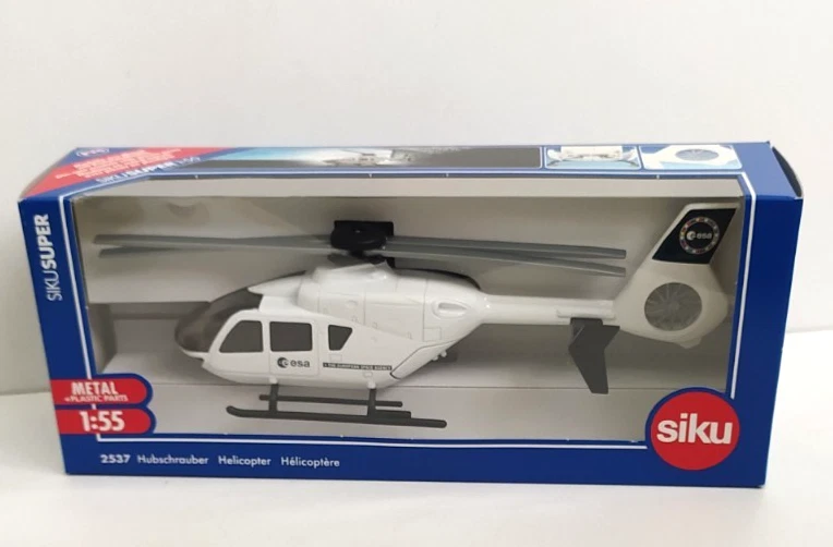 SIKU SUPER 1:55 DIE CAST ELICOTTERO ESA THE EUROPEAN SPACE AGENCY ART 2537 - Immagine 2 di 2