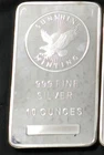 Sunshine Minting 10oz Fine Silver Bar Bullion